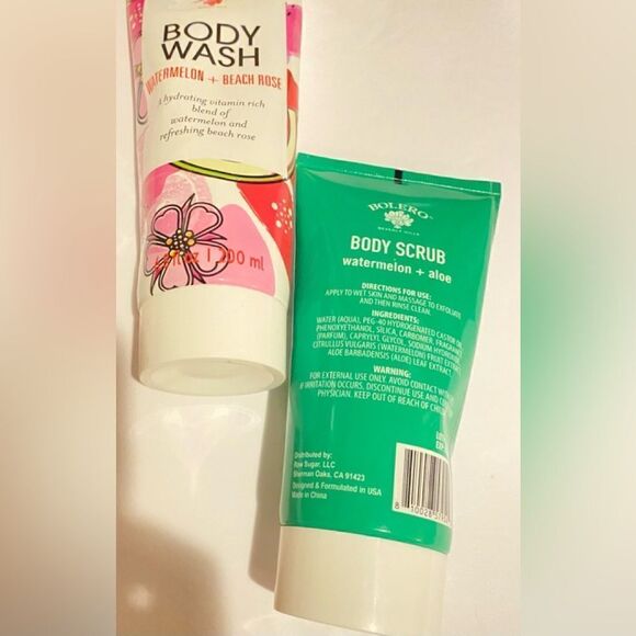 🛍️Bolero Beverly Hills  set of 2 Body wash & Body Scrub 🎊6.8 FL OZ & 5 FLOZ - Picture 3 of 5